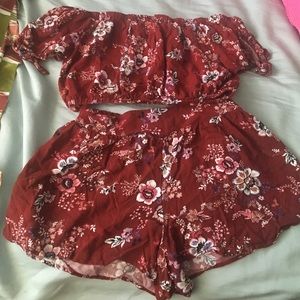 Floral Two Piece Set